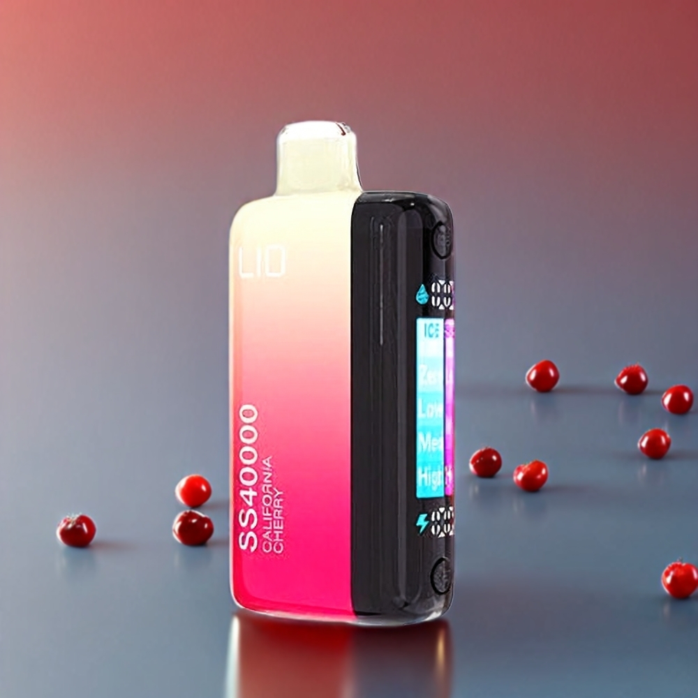 IJOY LIO SS40000 vape monouso Italia Ingrosso Ciliegia California con 40000 Puff, 22ML, 1100 mAh, Tipo-C