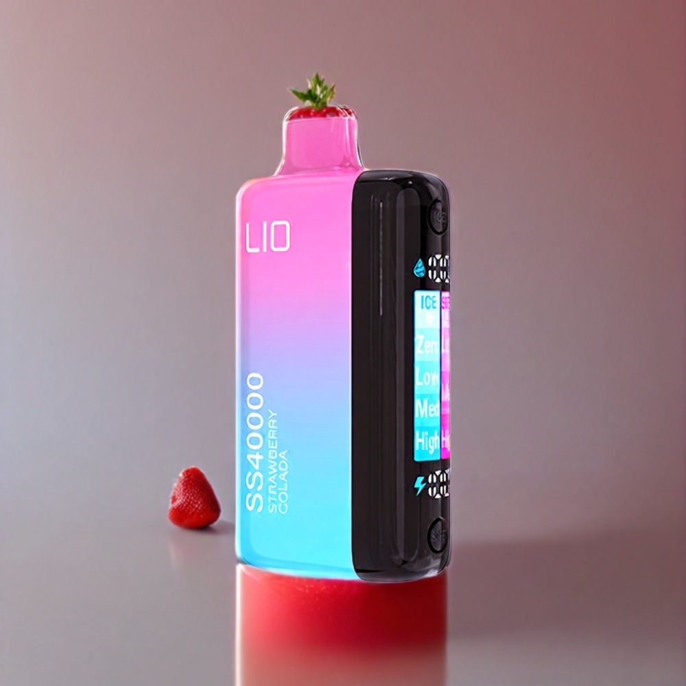 IJOY LIO SS40000 vape monouso Italia Ingrosso - Fragola Colada, 40000 Puff, 22ML, Batteria 1100mAh, Tipo-C