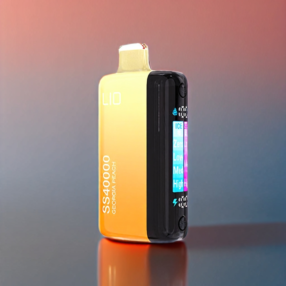 IJOY LIO SS40000 vape monouso Pesca Georgiana Italia ingrosso - 40000 Tiri, 22ML, 0.4 Ohm + 1.4 Ohm Dual Mesh, Tipo-C