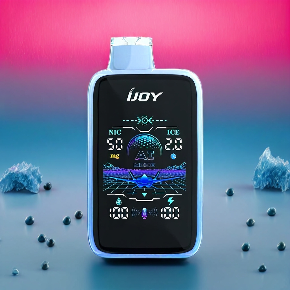 IJOY Uranus Mate 40000 Puff Italia Ingrosso vape monouso Mirtillo Ghiacciato con 1100mAh, 20ML e Ricarica TYPE-C, ICE CONTROL e Flusso d'Aria Regolabile