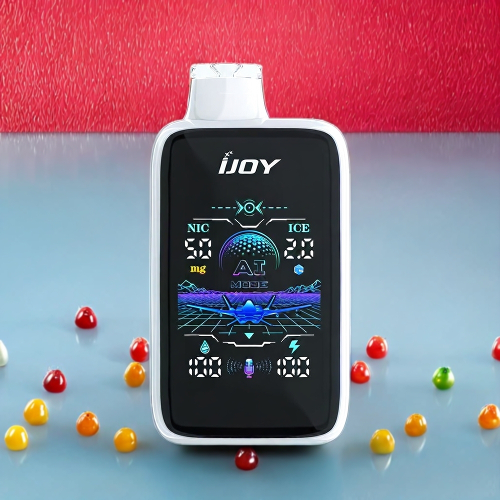 IJOY Uranus Mate 40000 Puff vape monouso Italia Ingrosso - Gommosa Bianca Ghiacciata con ICE Control, 1100mAh, Tipo-C, 20ML, 30MG/50MG