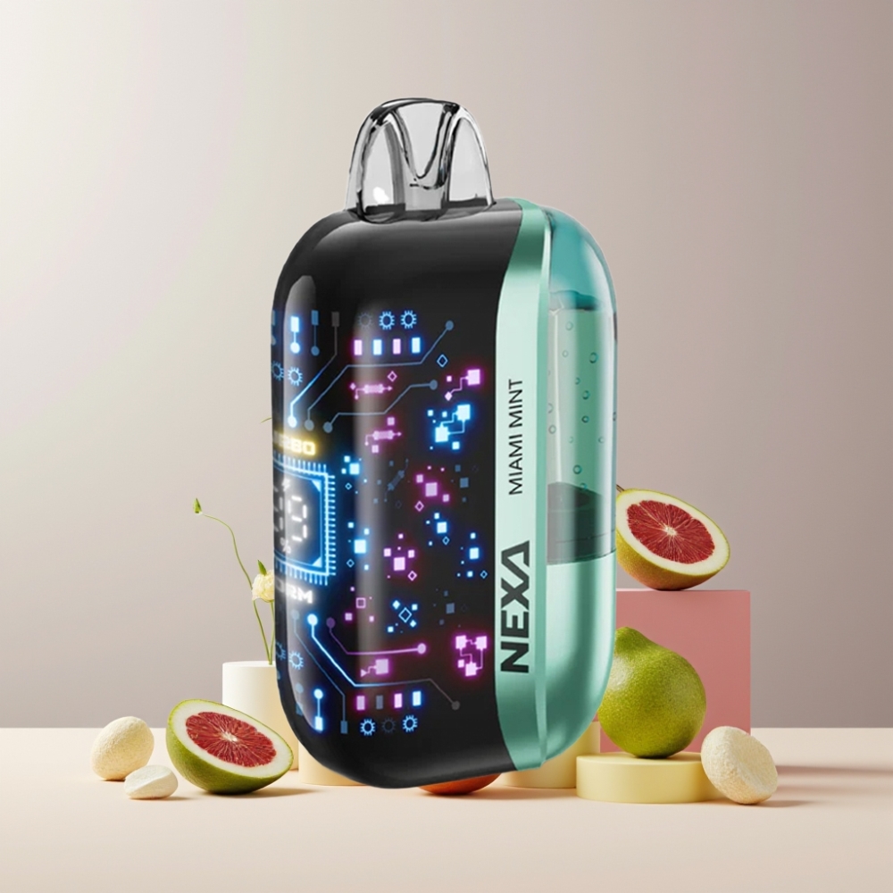 NEXA Ultra 50K Disposable Vape Menta Miami Italia Ingrosso 20ml 5% 800mAh