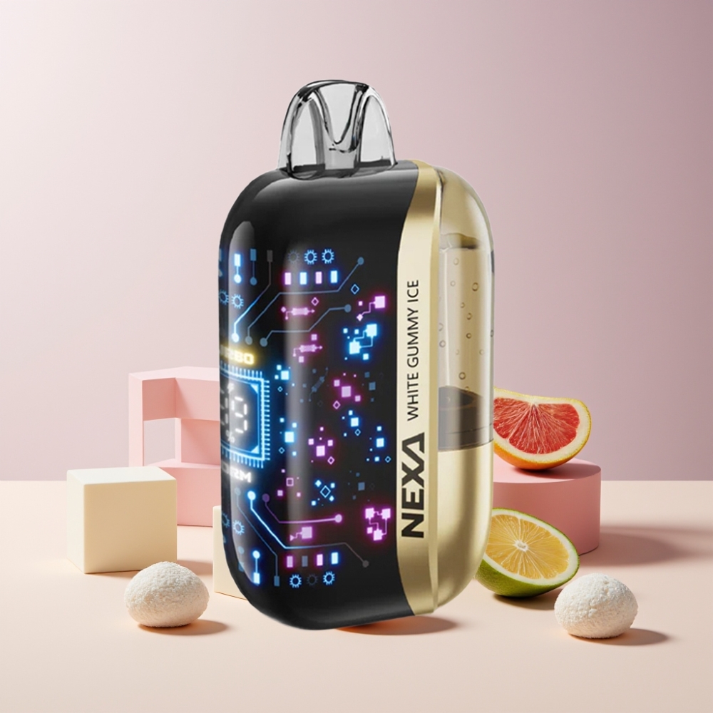 NEXA Ultra 50K Italia Ingrosso Disposable Vape - 20ml, 5% Nicotina, Gummy Bianco Ghiaccio