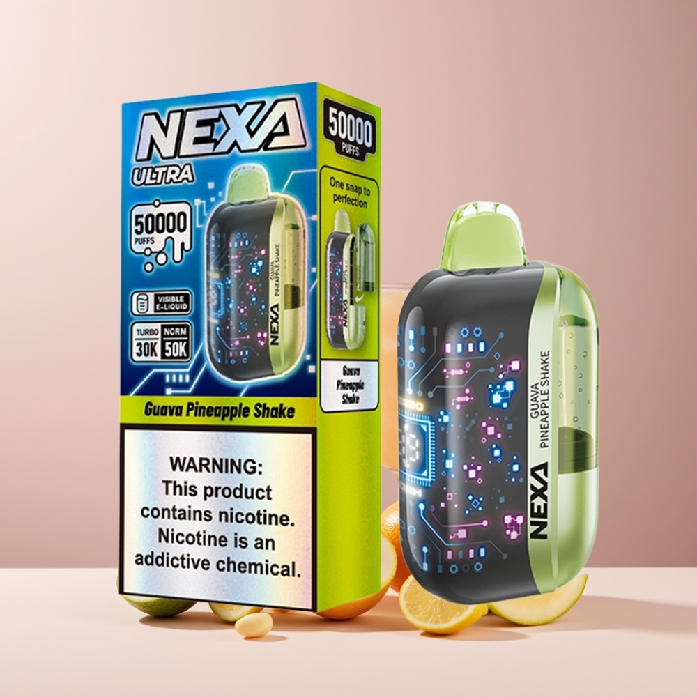 NEXA Ultra 50K Italia Ingrosso Disposable Vape Guava Ananas Frullato 20ml 5%