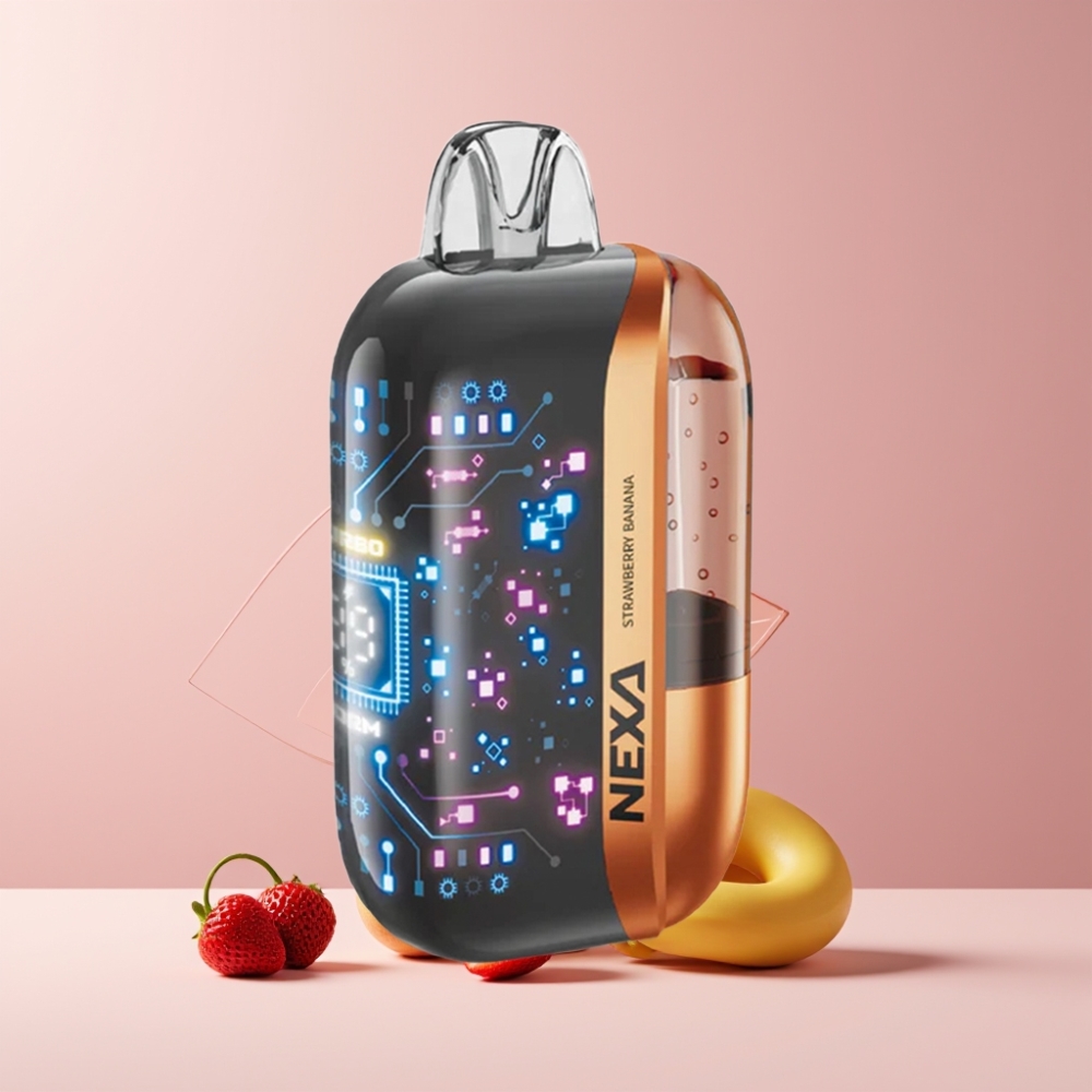 NEXA Ultra 50K Italia Ingrosso Vape Disposable 20ml Fragola Banana 5% 800mAh