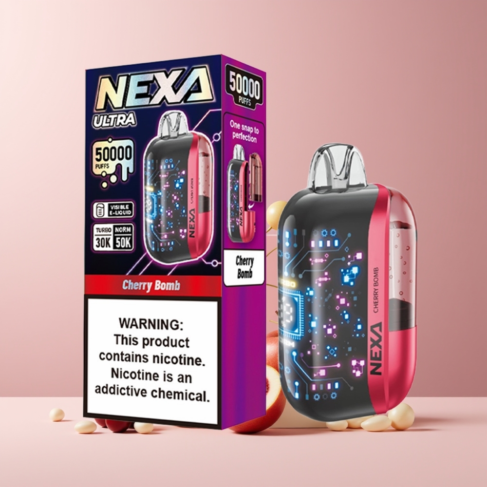 NEXA Ultra 50K Italia ingrosso Disposable Vape Ciliegia 20ml 800mAh 5%