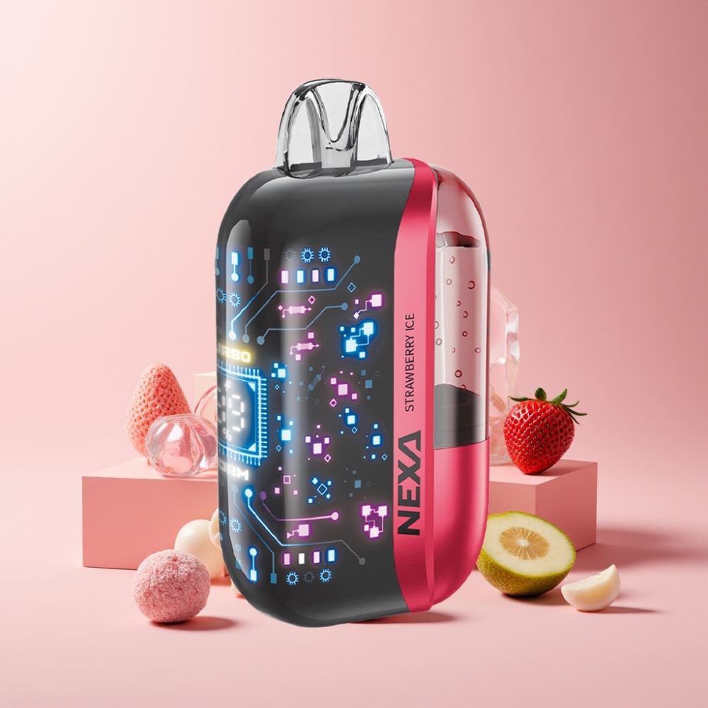 NEXA Ultra 50K Italia ingrosso Disposable Vape Fragola Ghiaccio 20ml 800mAh 5%