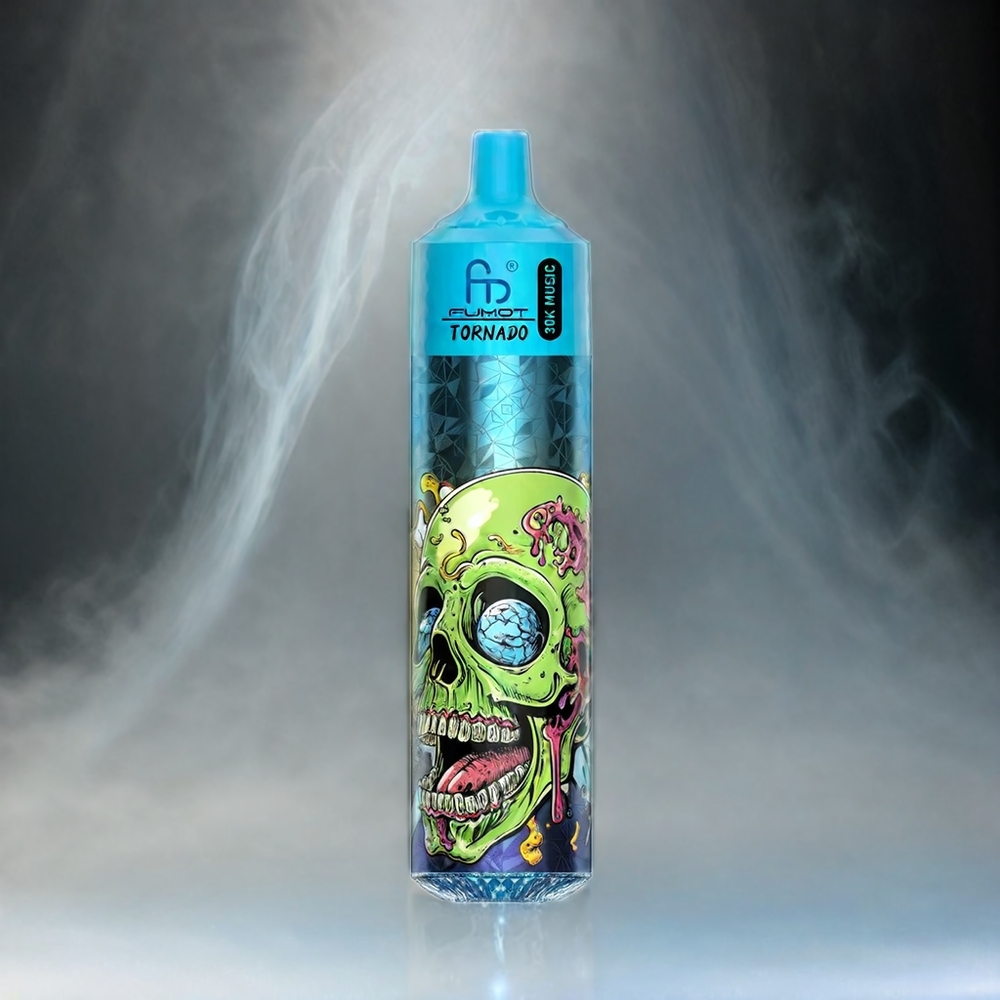 Fumot RandM Italia Ingrosso Tornado 30000 Vape Ghiaccio Nero - 30mL, 2%/5% Nicotina, Coil Mesh 1.0 Ohm, Batteria 600mAh, Display LED