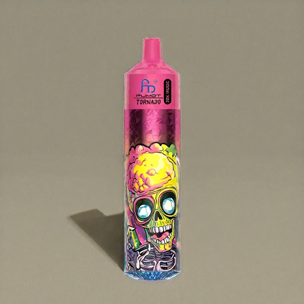 Fumot RandM Tornado 30000 Italia Ingrosso Banana Ice 30mL 30,000 Puffs 1.0 Ohm Mesh 600mAh LED Display