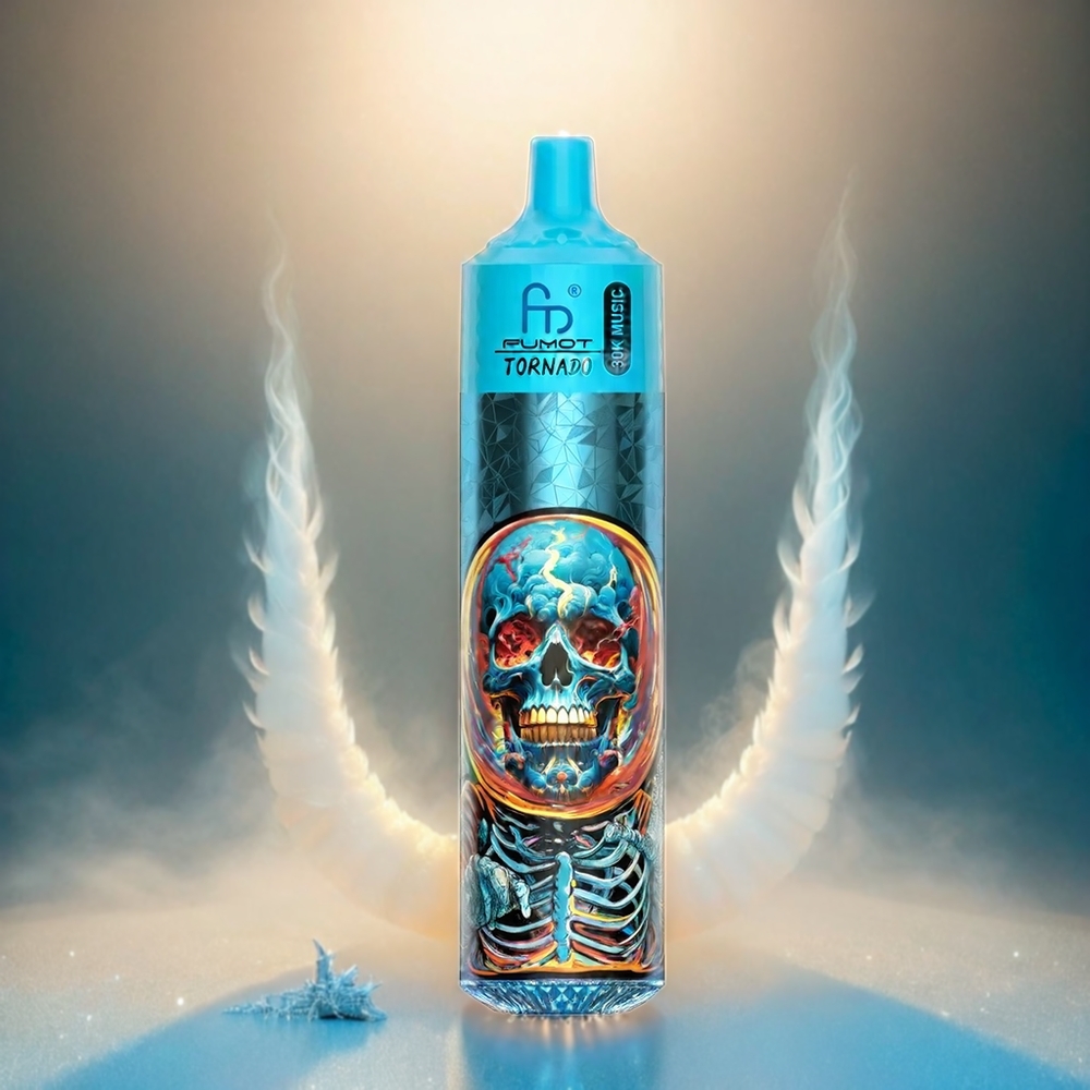 Fumot RandM Tornado 30000 Italia Ingrosso Vape Ananas Ghiaccio – 30.000 Puffs, 30mL, batteria 600mAh, display LED