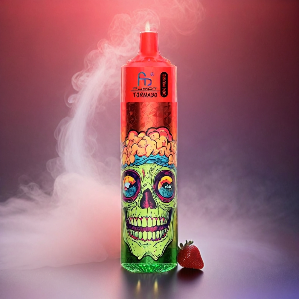 Fumot RandM Tornado 30000 Italia Ingrosso Vape Fragola Frutti di Bosco Ghiaccio - 30.000 Puffs, 30mL, Batteria 600mAh Ricaricabile, Display LED