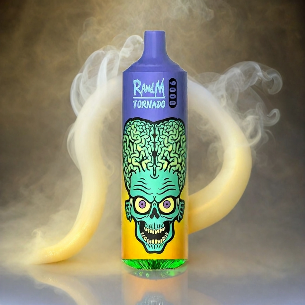 Italia Ingrosso RandM Tornado 9000 Puffs Vape Mango Fragola con Display RGB, Batteria 850 mAh e 18 mL e-Liquido, 54 Gusti Mesh Coil