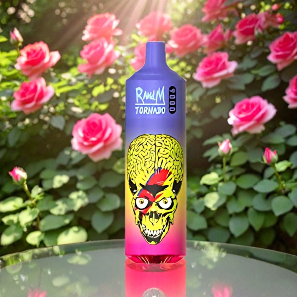 RandM Tornado 9000 Puffs Italia Ingrosso - 850mAh Ricaricabile, 18mL E-Liquido, Mesh Coil, Display RGB, 54 Gusti Skittles
