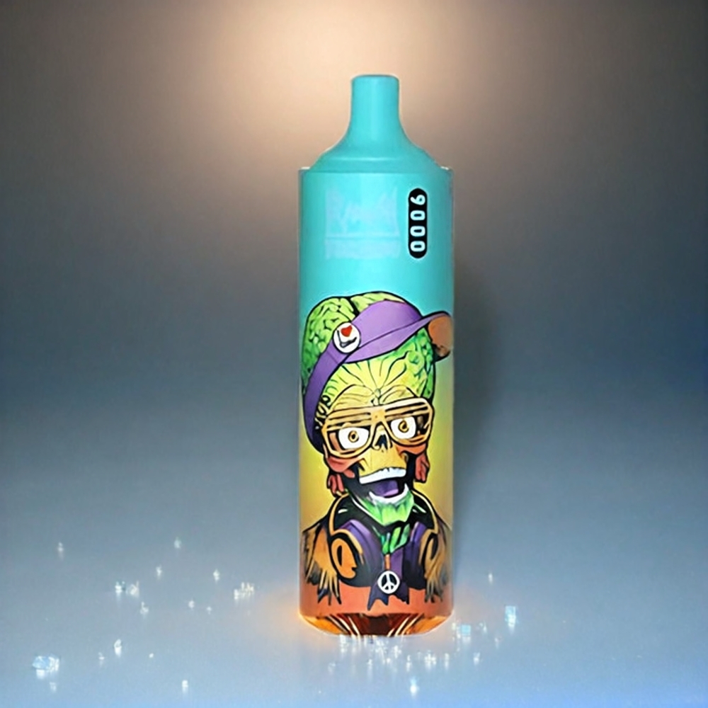 RandM Tornado 9000 Puffs Italia Ingrosso - Bluelcious Ice, 18mL E-liquid, 850mAh Ricaricabile, Display RGB Elegante, 54 Varietà di Gusti