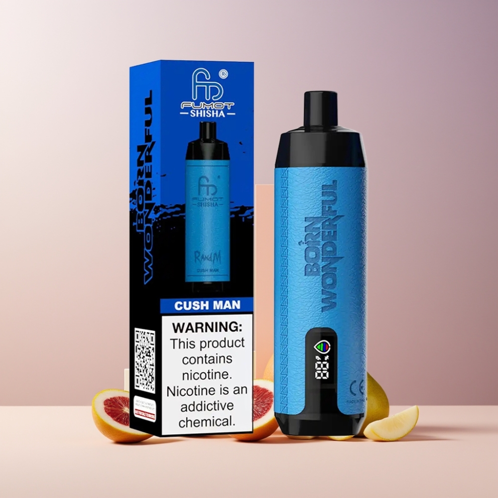 RandM Fumot Shisha 10000 Puff Italia Ingrosso Disposable Vape Cush Man 18ml 850mAh Tipo-C