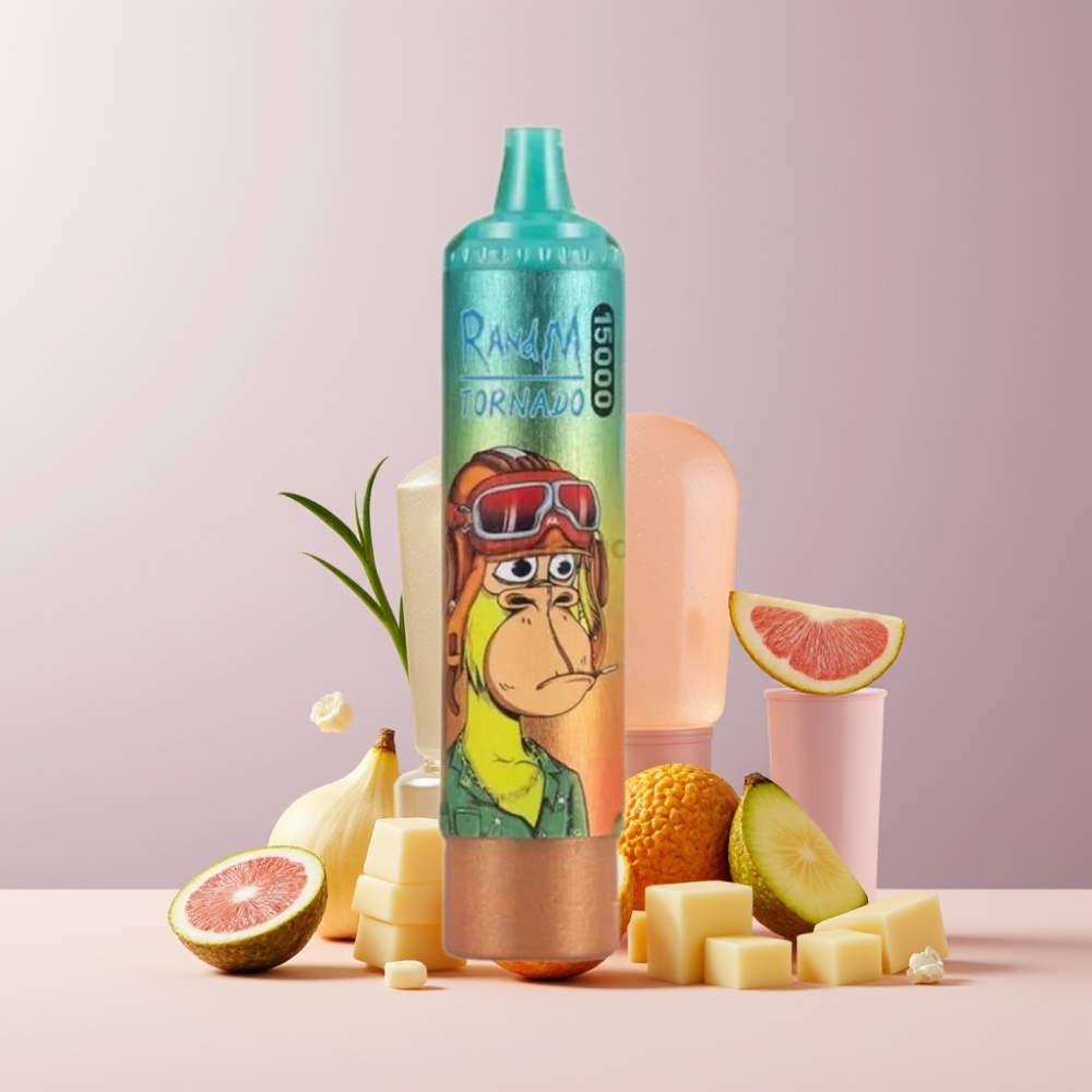 RandM Fumot Tornado 15000 Puff Italia Ingrosso Disposable Vape Ananas Ghiacciato 25ml 850mAh Mesh Coil