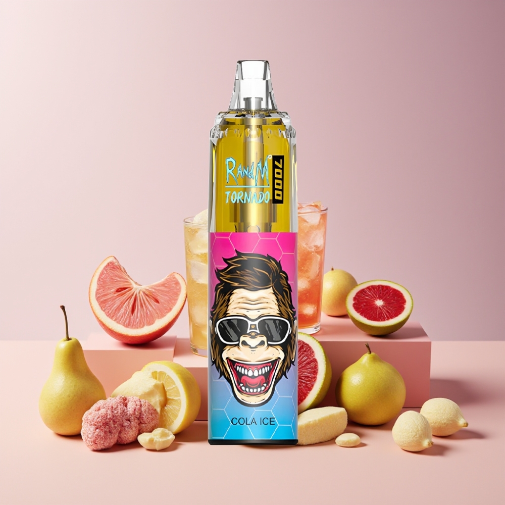 RandM Fumot Tornado 7000 Italia Ingrosso Disposable Vape Cola Ghiaccio 14ML 850MAH Mesh Coil
