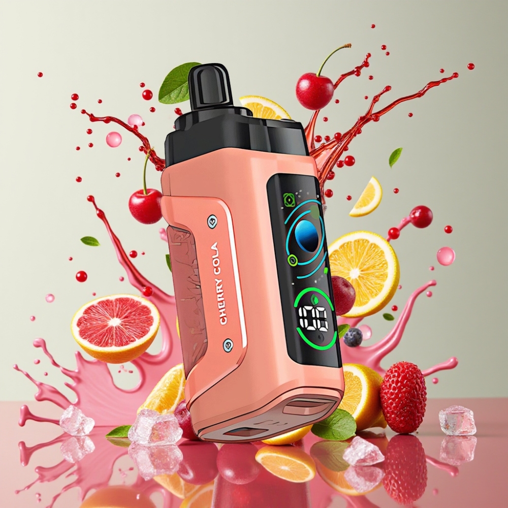 Razz Bar 45000 Puff Italia Ingrosso Sigaretta elettronica usa e getta Ciliegia Cola - 1.0 Ohm Mesh, 650mAh, Tipo-C