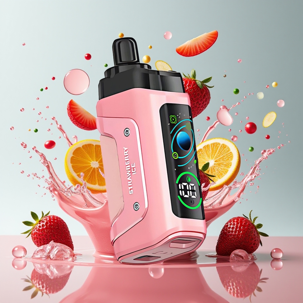 Razz Bar 45000 Puff Italia Ingrosso Sigaretta elettronica usa e getta Fragola Ghiaccio con 650mAh e Type-C