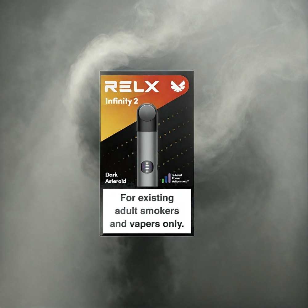 RELX Infinity 2 Vape Dispositivo Grigio – Italia Ingrosso – 1.9ml, 650 Puffs, 440mAh, USB Type-C