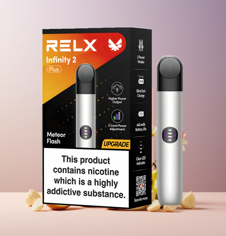 RELX Infinity 2 Plus Dispositivo Italia Ingrosso con 3 modalità regolabili, 10W, 440mAh