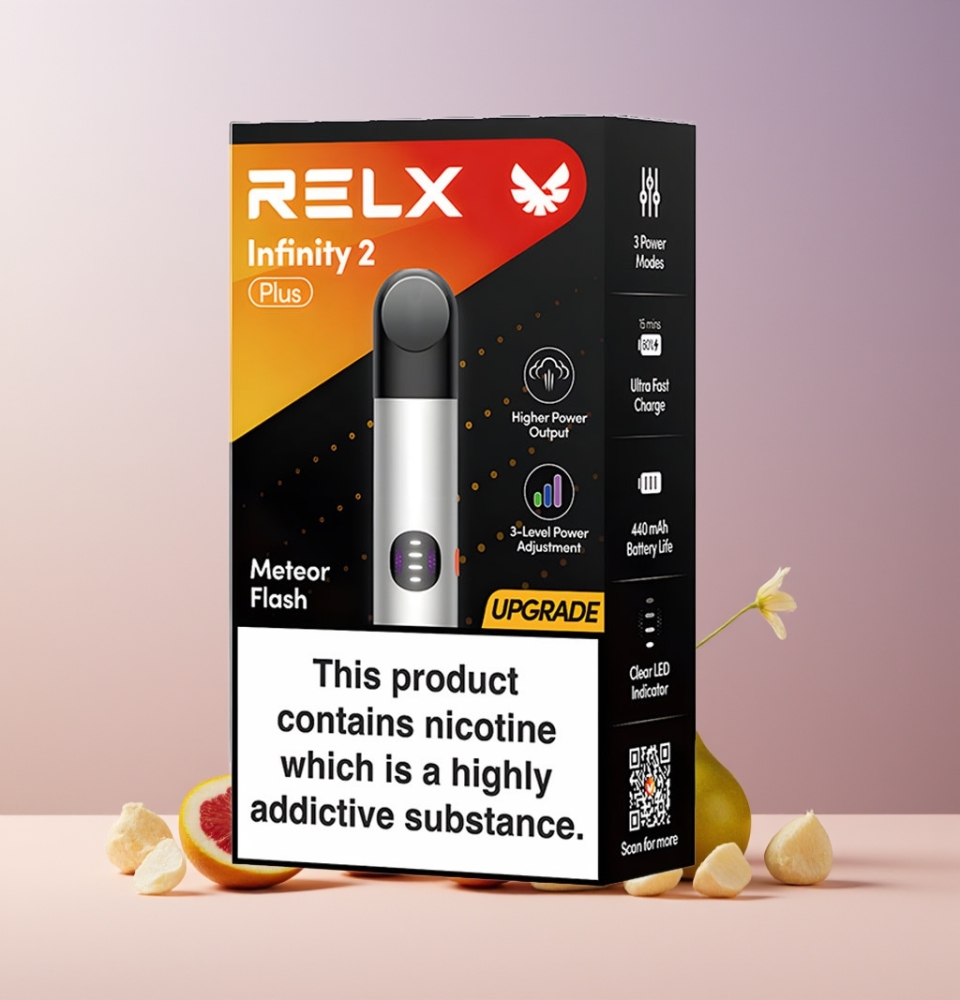 RELX Infinity 2 Plus Dispositivo Italia Ingrosso con 3 modalità regolabili, 10W, 440mAh