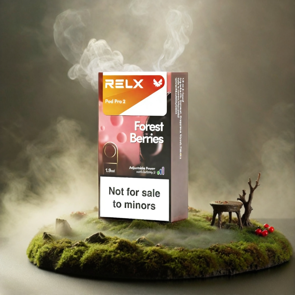 RELX Pod Pro 2 Italia Ingrosso Foresta di Bacche - 1.9ml, 600 Puffs, 3% & 5% Nicotina, 3 Modalità (Eco, Smooth, Boost) - Confezione da 2 o 3 Pod