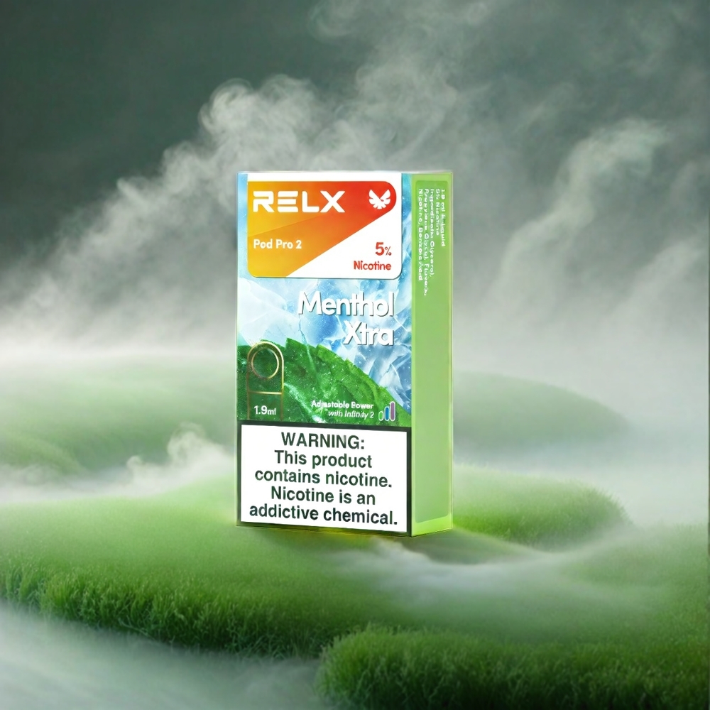 RELX Pod Pro 2 Italia Ingrosso Mentolo Xtra con 3%, 5% Nicotina, 600 Puffs, 1.9ml, Modalità Eco 5.5W/Smooth 6.5W/Boost 8W