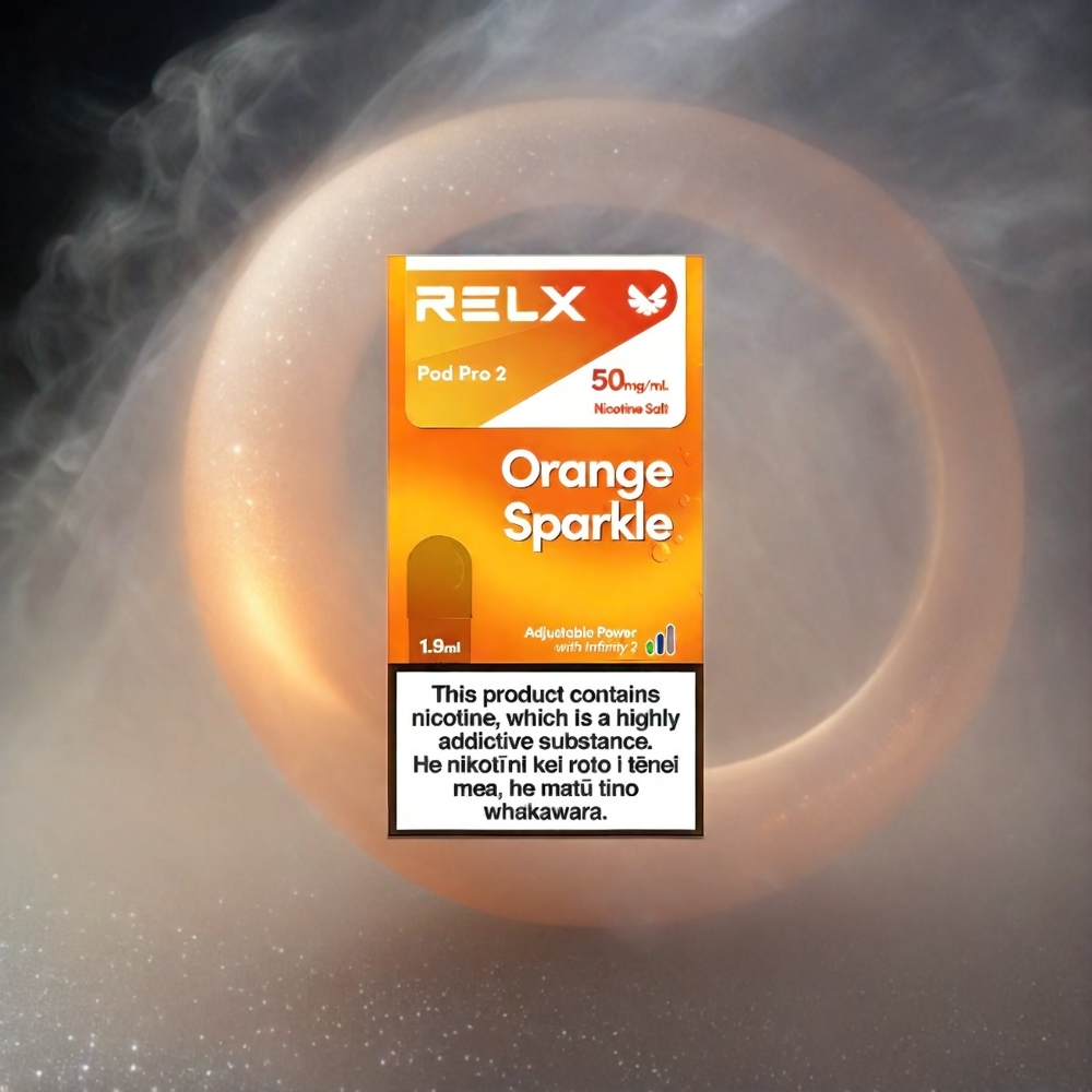 RELX Pod Pro 2 Italia Ingrosso - Scintillio Arancione, 3% e 5% Nicotina, 600 Puffs, 1.9ml, 2/3 Pods, 3 Modalità di Voltaggio