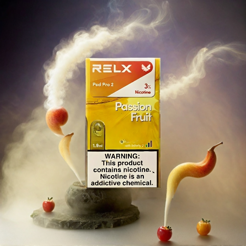 RELX Pod Pro 2 Italia Ingrosso Vape Frutto della Passione 3% Nicotina 600 Puffs 1.9ml 3 Modalità di Tensione