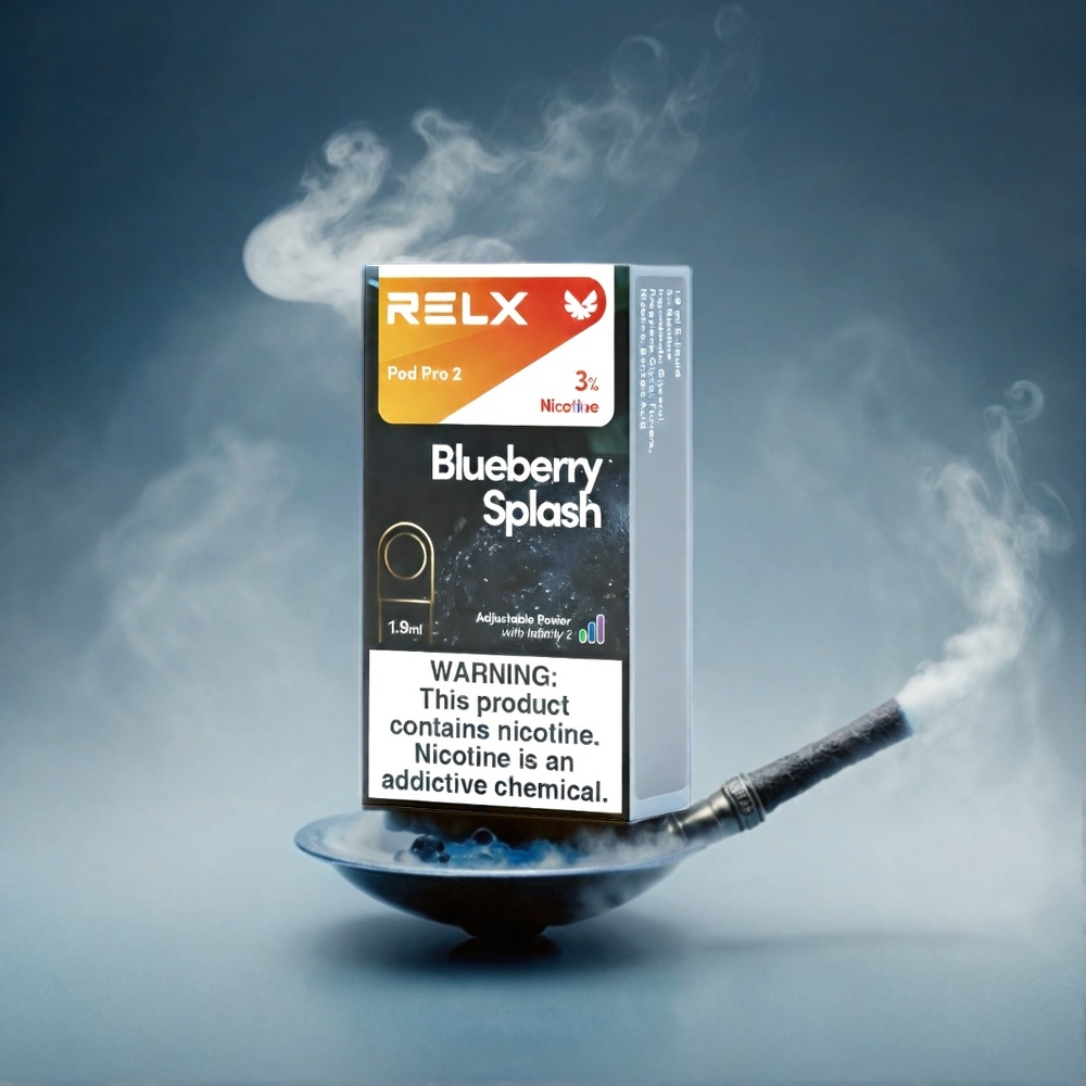 RELX Pod Pro 2 Italia Ingrosso Vape Splash di Mirtillo – 3% o 5% Nicotina, 600 Puffs, 1.9ml, Modalità Eco/Smooth/Boost
