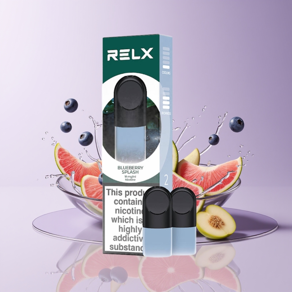 RELX Pod Pro Italia Ingrosso Mirtillo Blu 1.8% 1.9ml Gusto Eccezionale