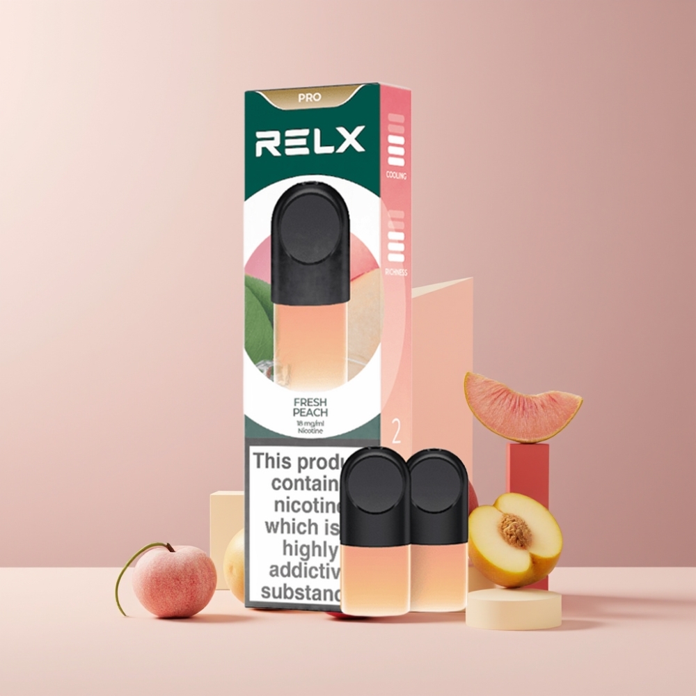RELX Pod Pro Italia Ingrosso - Pesca Fresca 1.8% Nicotina - 1.9ml - Gusto Eccezionale & Esperienza Morbida