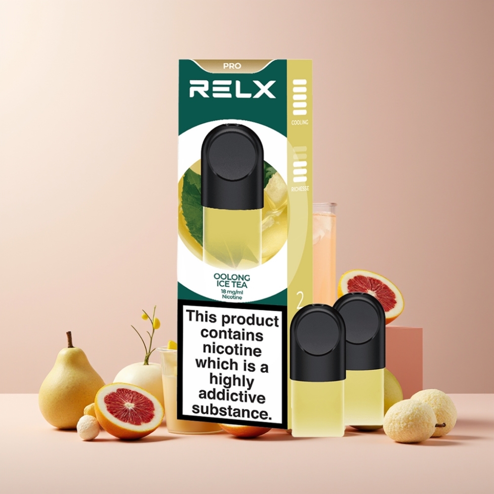 RELX Pod Pro Italia Ingrosso - Tè Oolong Ghiacciato 1.8% Nicotina, 1.9ml, Gusto Ricco & Esperienza Morbida
