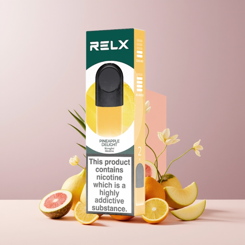 RELX Pod Pro Italia ingrosso - Delizia all'Ananas 1.8% Nicotina, 1.9ml