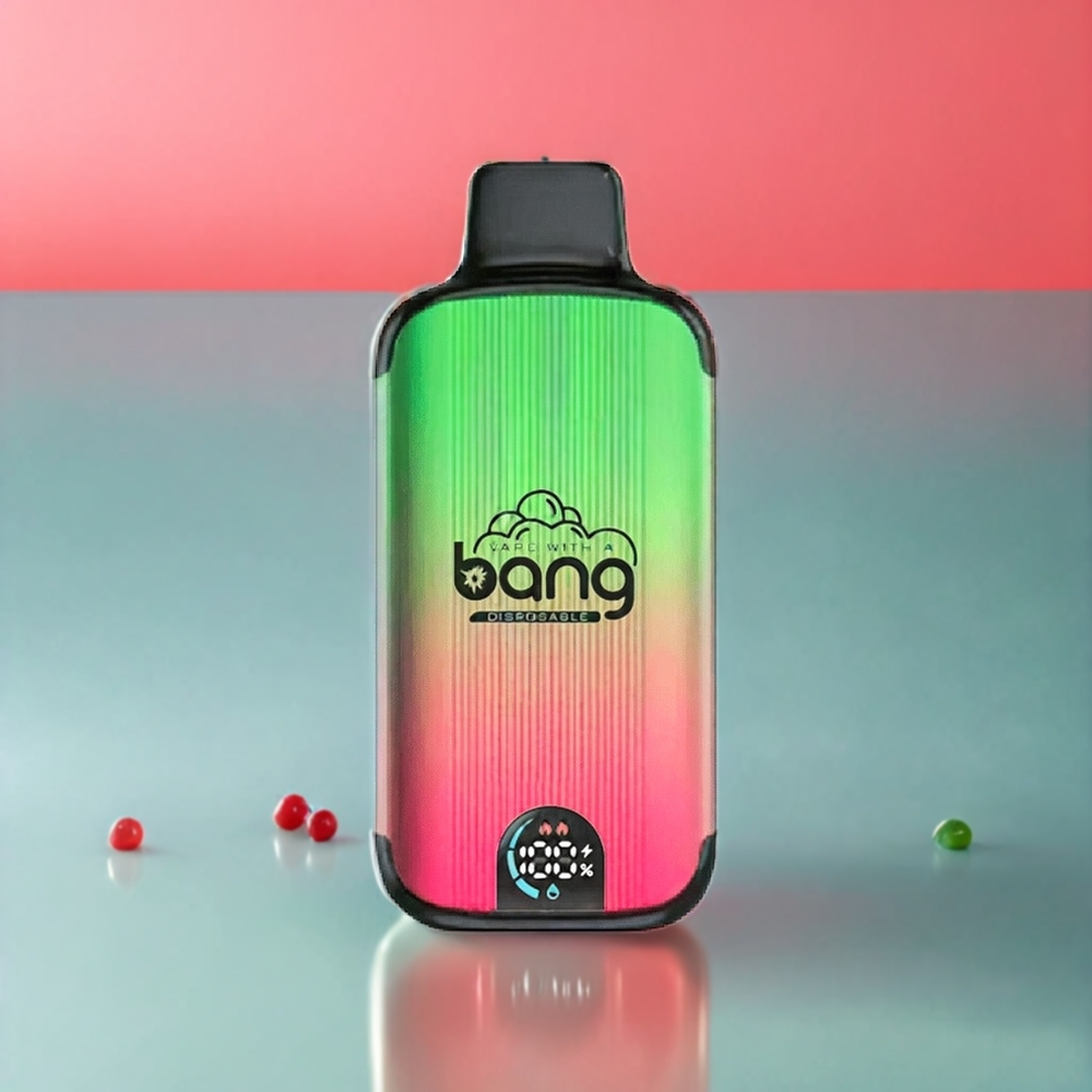 Bang 20000 Puff vape monouso Anguria Ghiaccio - Italia Ingrosso con Batteria 13400, Ricarica Type-C, Doppia Mesh e Schermo Intelligente, Nicotina 0%-5%