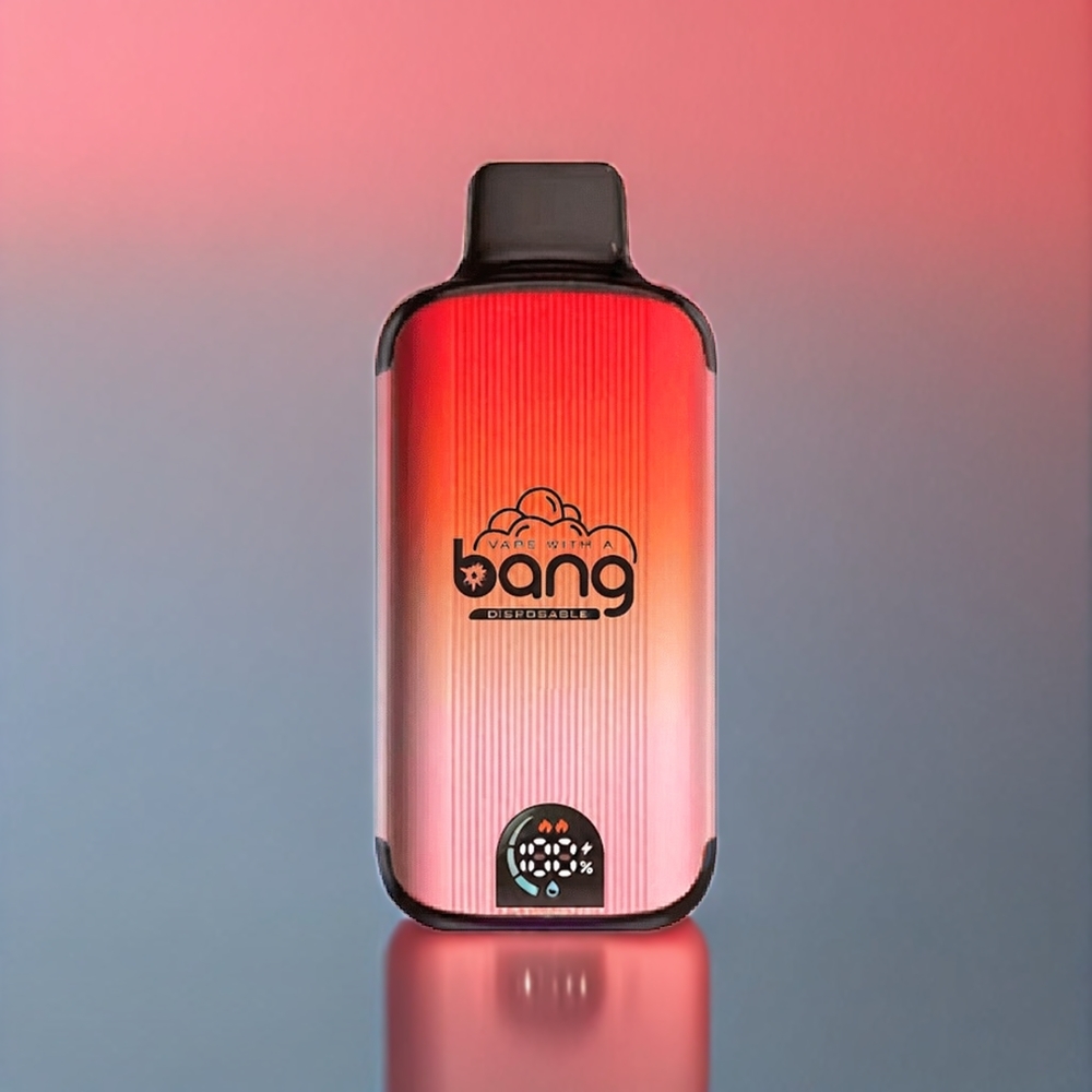 Bang 20000 Puff vape monouso Lampone Anguria - Italia Ingrosso con Batteria 13400, Ricarica Type-C, Doppia Mesh e Schermo Intelligente, 0%-5% Nicotina