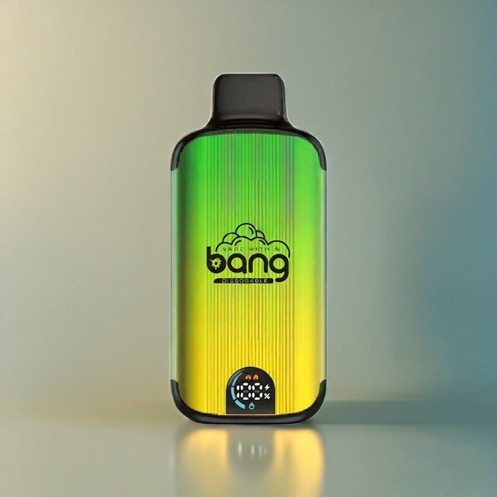 Bang 20000 Puffs vape monouso Menta - Italia Ingrosso con Batteria 13400, Ricarica Type-C, Doppia Bobina Mesh e Schermo Intelligente
