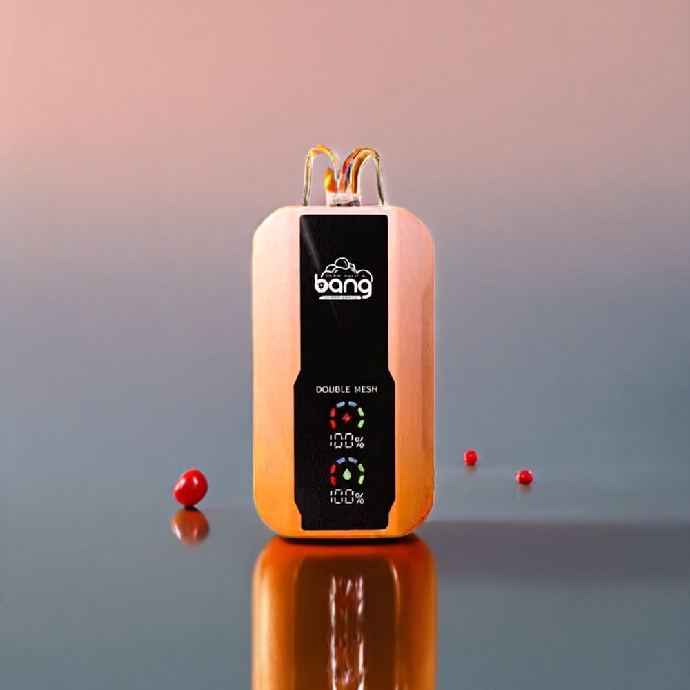 Bang 25000 Puffs vape monouso Mango Pesca Italia Ingrosso con Batteria 650mAh, E-liquid 30ml, 25000 Puff, Bobina a maglie 1.0 ohm, Porta di Ricarica Type-C