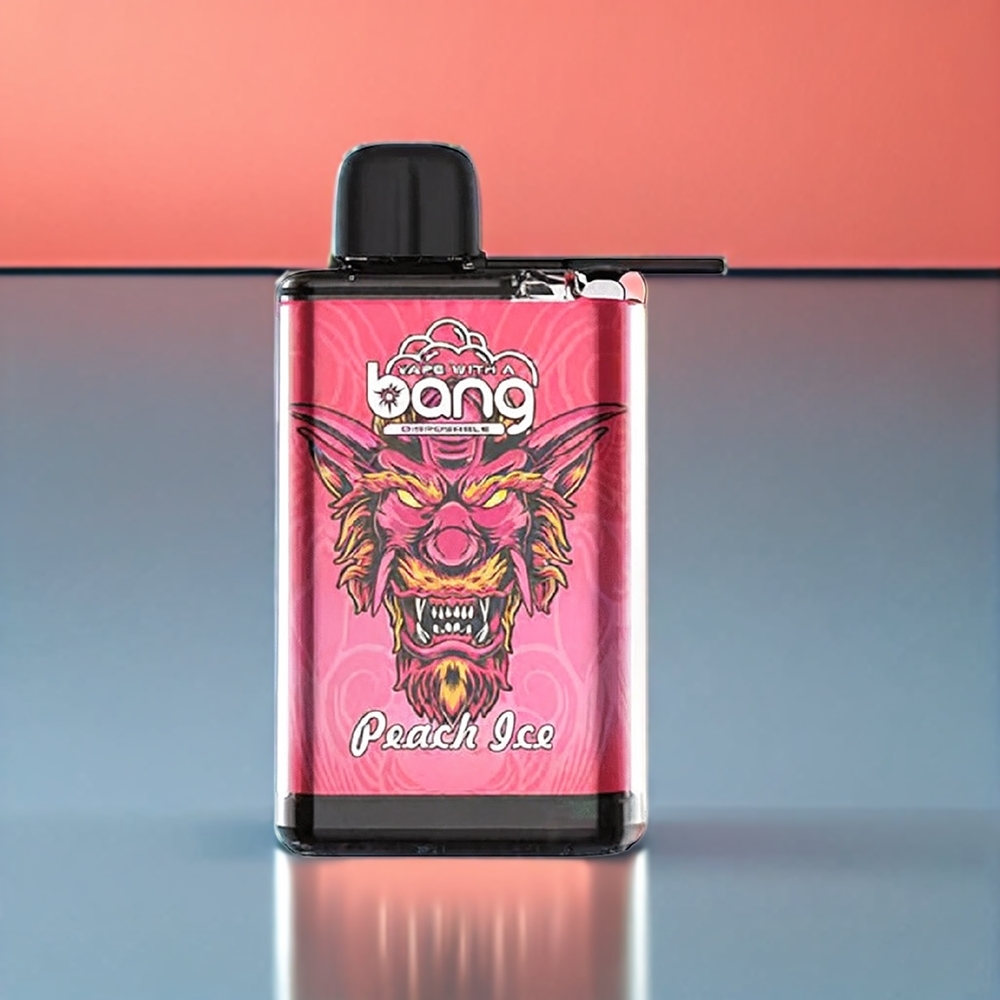 Bang 28000 Puffs vape monouso Pesca Ghiacciata Italia Ingrosso - 0%, 2%, 3%, 5% Nicotina, 650mAh, 30ml
