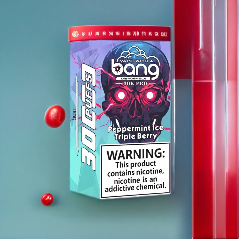 Bang 30K Pro 30000 Puff Italia Ingrosso vape monouso Menta Ghiacciata & Triple Berry con 36ml di E-Liquid, 550mAh Batteria e Sistema Dual-Flavor