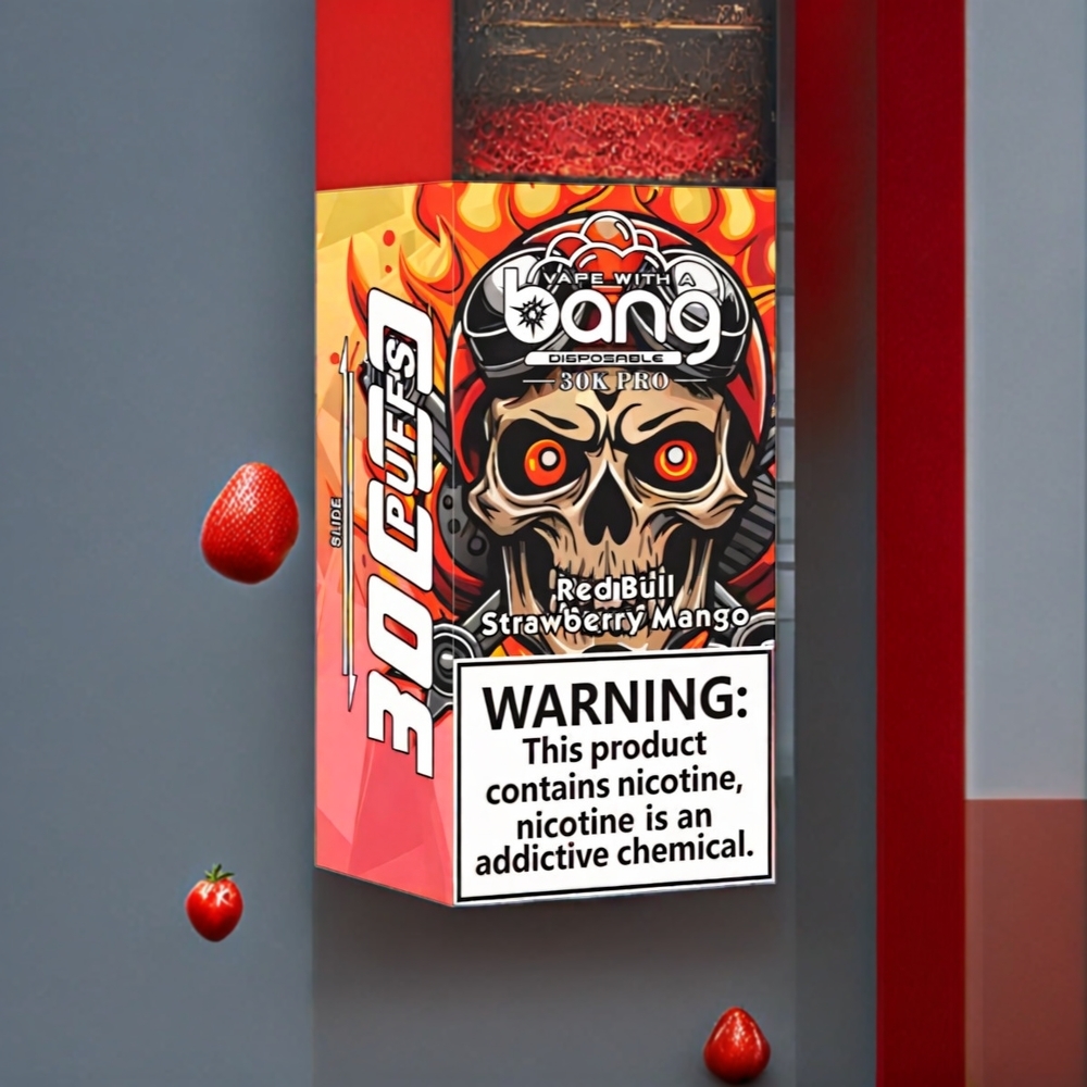 Bang 30K Pro 30000 Puff Italia Ingrosso vape monouso Red Bull & Mango Fragola e 36ml 550mAh Dual-Flavor System