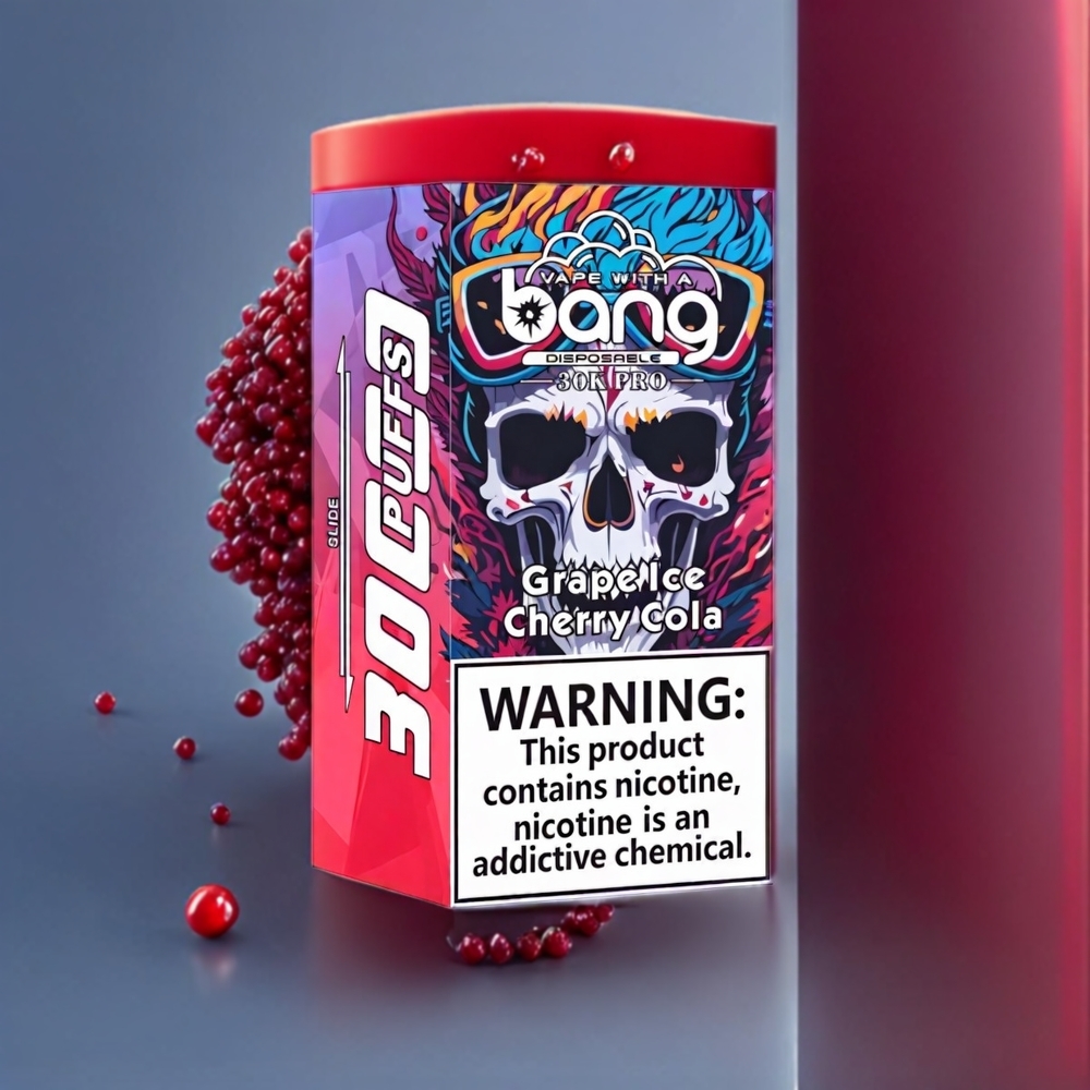 Bang 30K Pro 30000 Puff Italia Ingrosso vape monouso Uva Ghiacciata & Cola Ciliegia con 36ml e 550mAh