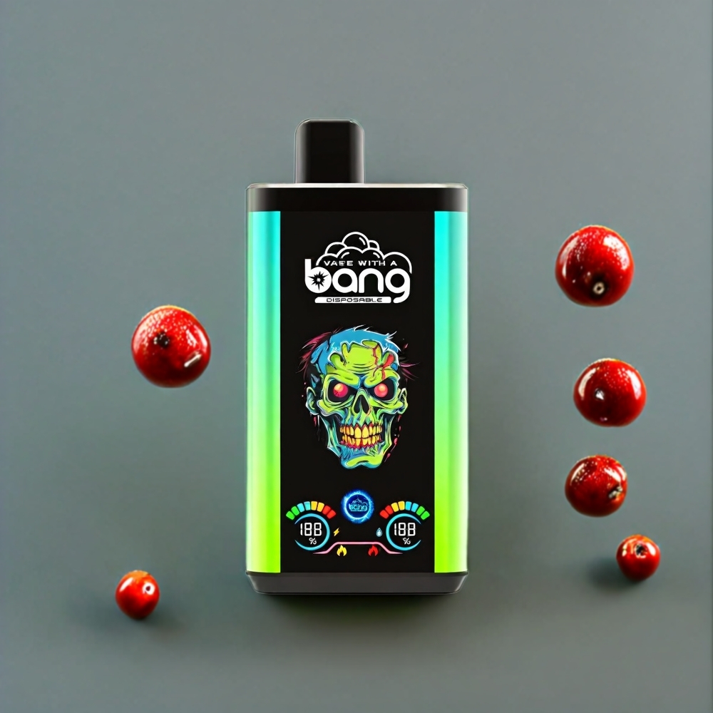 Bang 30K Pro 30000 Puff Italia ingrosso vape monouso Doppia Mela & Kiwi Frutto della Passione Melagrana con 36ml di E-Liquid, 550mAh, 0%-5% Nicotina, Sistema Dual-Flavor