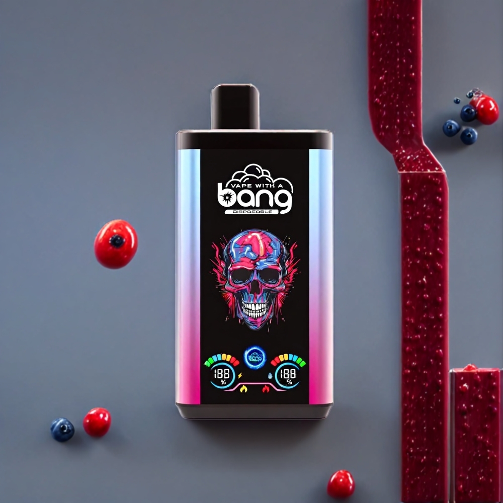 Bang 30K Pro 30000 Puff vape monouso Italia Ingrosso Mirtillo Blu Ciliegia Mirtillo Rosso & Cocomero Berry Boom con 36ml Capacità E-Liquid e 550mAh Batteria