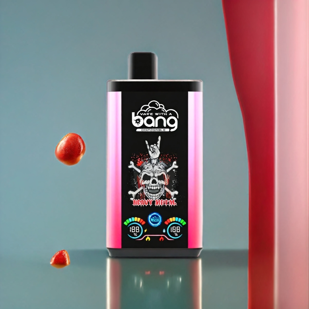 Bang 30K Pro 30000 Puff vape monouso Italia Ingrosso - Pesca Ghiaccio & Anguria Fragola / 36ml - 550mAh - 0%, 2%, 3%, 5% Nicotina - Sistema Doppio Gusto