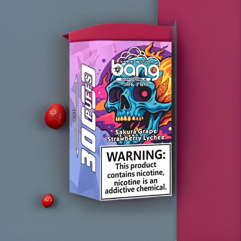 Bang 30K Pro 30000 Puffs Italia ingrosso vape monouso Ciliegia Uva & Fragola Litchi