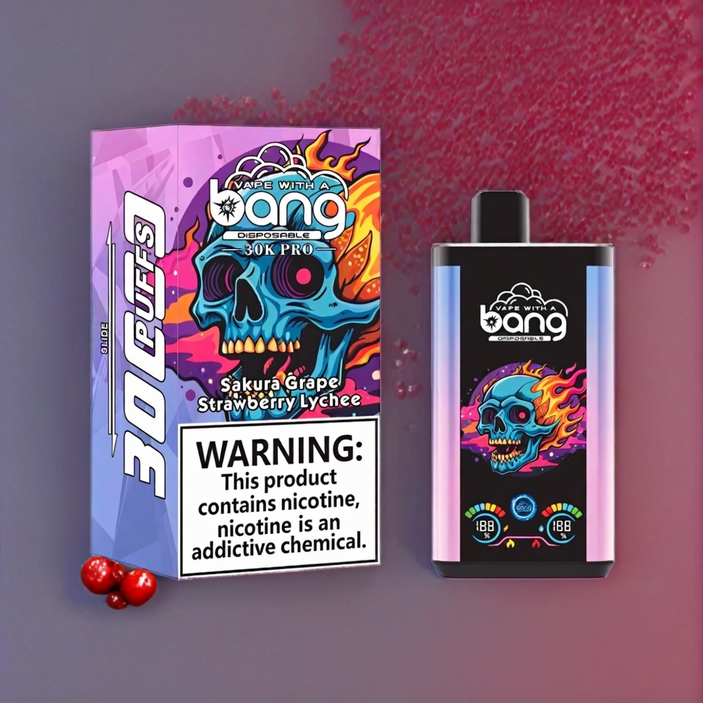 Bang 30K Pro 30000 Puffs Italia ingrosso vape monouso Ciliegia Uva & Fragola Litchi