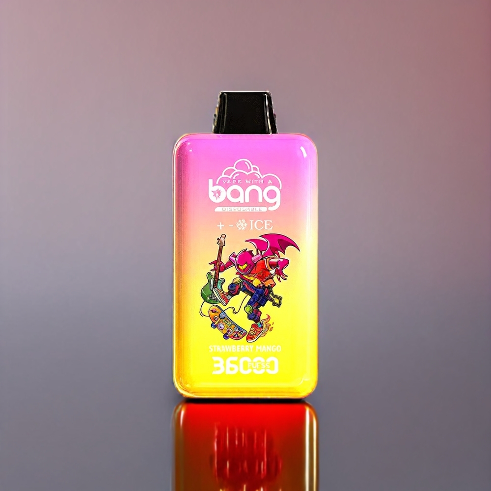 Bang 36000 Ice Level Disposable Device Fragola Mango Italia ingrosso - 36000 Tiri, 36ml, Batteria 850 mAh, Resistenza Mesh 1.0 Ohm