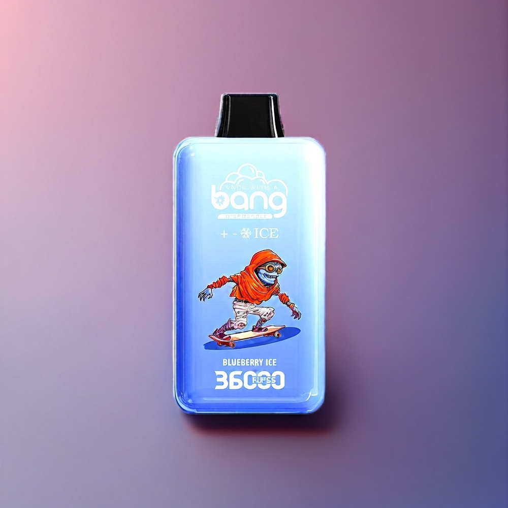 Bang 36000 Ice Level Dispositivo Monouso Italia Ingrosso Mirtillo Ghiacciato con 36000 Puff, 36ml, 850 mAh